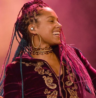 Alicia Keys performs during the 8th Annual Concert