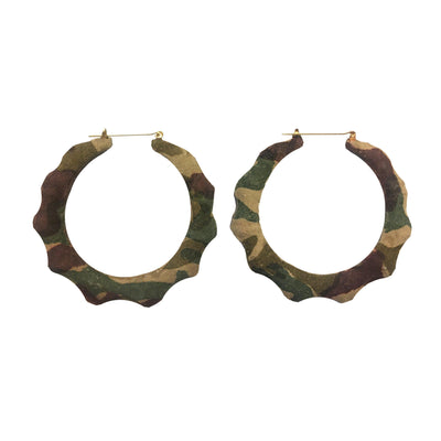 ARMY FATIGUE LEATHER BAMBOOS - Seville Michelle
